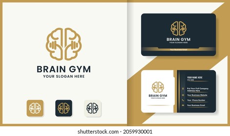 Brain Health Gym Logo Design And Business Card