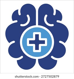 Elemento De Ícone De Saúde Cerebral Para Design
