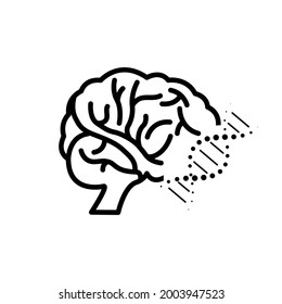 Brain Health Illustration Human Care eps