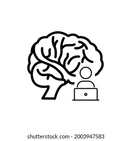 Brain Health Illustration Human Care eps
