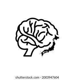 Brain Health Illustration Human Care eps