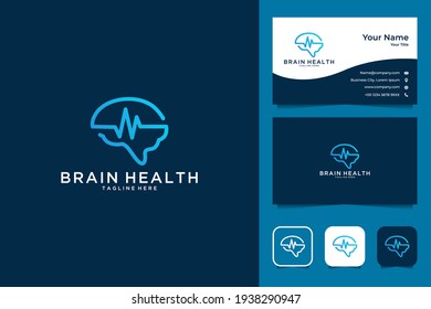 Brain Health Logo Design And Business Card