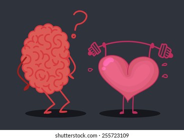 Brain & heart characters