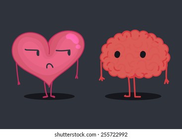 Brain & heart characters: harassment