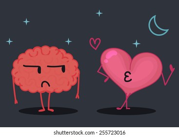 Brain & heart characters: harassment