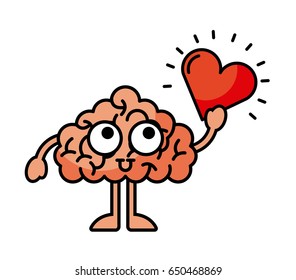 brain heart illustration