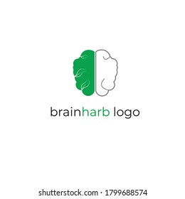 brain herbal green organic logo vector template brain, brain logo, computer, connect, creative, digi, digital, frame, human, innovation, intelligent, logo, mind, online, plexus, psd, psychology, 