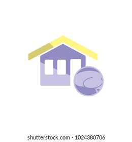 Brain House Logo Icon Design