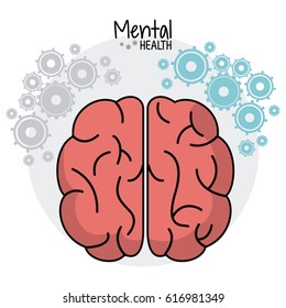 brain human mental health gears image