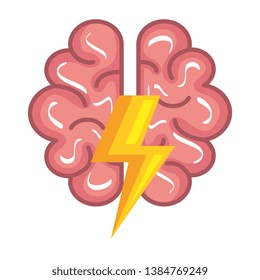 brain human organ with ray power