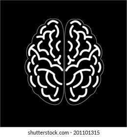 Brain icon concept.