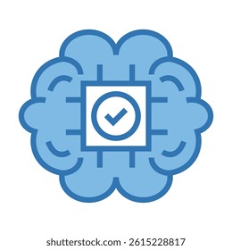 Brain Icon Element For Design