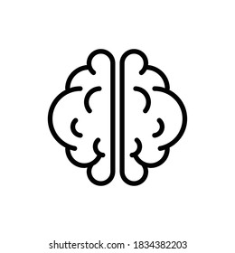 Brain icon in eps 8