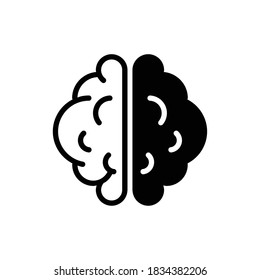 Brain icon in eps 8