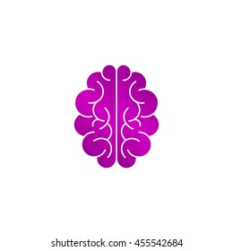 Brain icon. Flat style illustration. EPS 10