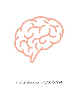 Icono del cerebro para proyectos de diseño gráfico