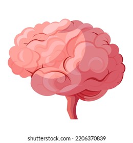 brain icon human internal organ biology anatomy healthcare concept