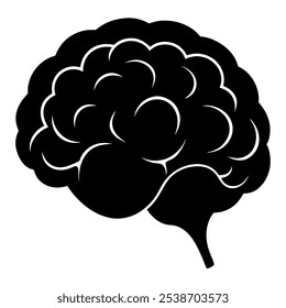 Brain Icon – Human Mind and Intelligence Symbol