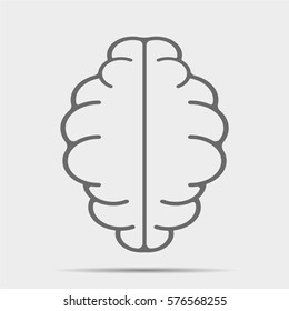 Brain Icon illustration isolated vector sign symbol