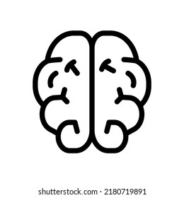 brain icon illustration vector graphic