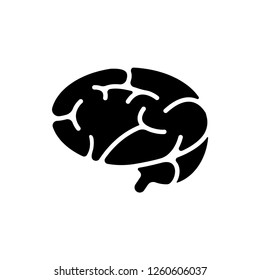 Brain Icon. An Internal Organ Vector. Human Anatomy Illustration. 
Sign & Symbol for Medical Presentation.