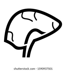 brain icon isolated sign symbol vector illustration - high quality black style vector icons
