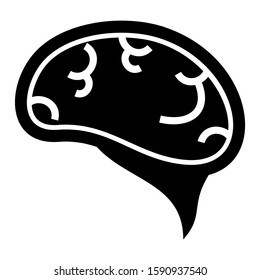 brain icon isolated sign symbol vector illustration - high quality black style vector icons
