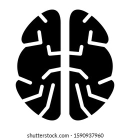 brain icon isolated sign symbol vector illustration - high quality black style vector icons
