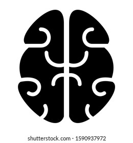 brain icon isolated sign symbol vector illustration - high quality black style vector icons
