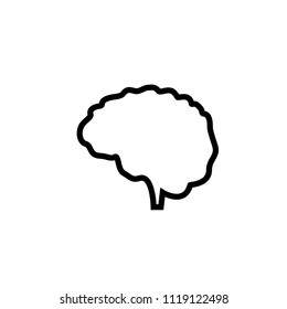 Brain Icon Logo Design Element