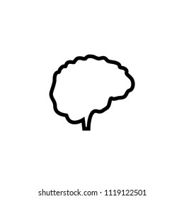 Brain Icon Logo Design Element