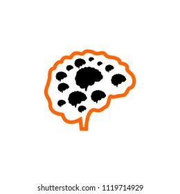Brain Icon Logo Design Element
