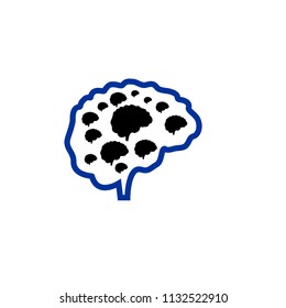 Brain Icon Logo Design Element