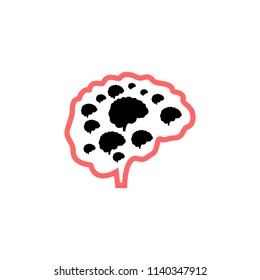 Brain Icon Logo Design Element