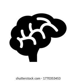 brain icon or logo isolated sign symbol vector illustration - high quality black style vector icons
