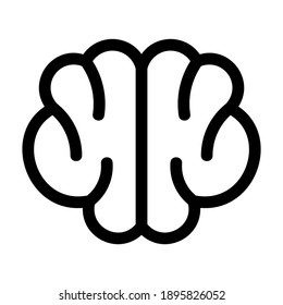brain icon or logo isolated sign symbol vector illustration - high quality black style vector icons
