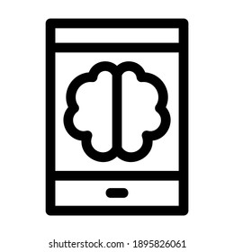 brain icon or logo isolated sign symbol vector illustration - high quality black style vector icons
