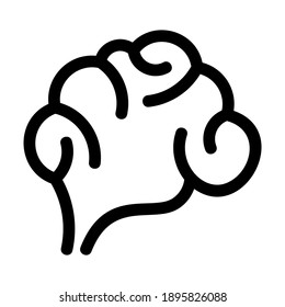 brain icon or logo isolated sign symbol vector illustration - high quality black style vector icons
