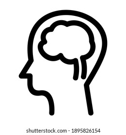 brain icon or logo isolated sign symbol vector illustration - high quality black style vector icons
