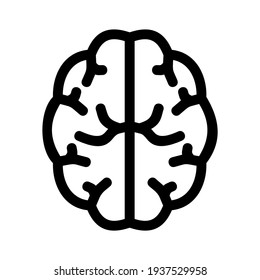 brain icon or logo isolated sign symbol vector illustration - high quality black style vector icons
