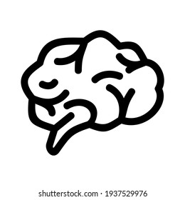 brain icon or logo isolated sign symbol vector illustration - high quality black style vector icons
