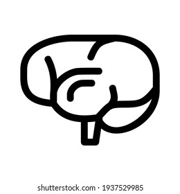 brain icon or logo isolated sign symbol vector illustration - high quality black style vector icons

