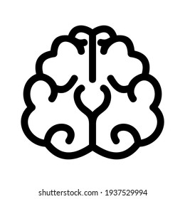 brain icon or logo isolated sign symbol vector illustration - high quality black style vector icons

