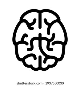 brain icon or logo isolated sign symbol vector illustration - high quality black style vector icons
