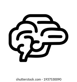 brain icon or logo isolated sign symbol vector illustration - high quality black style vector icons
