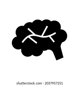 brain icon or logo isolated sign symbol vector illustration - high quality black style vector icons
