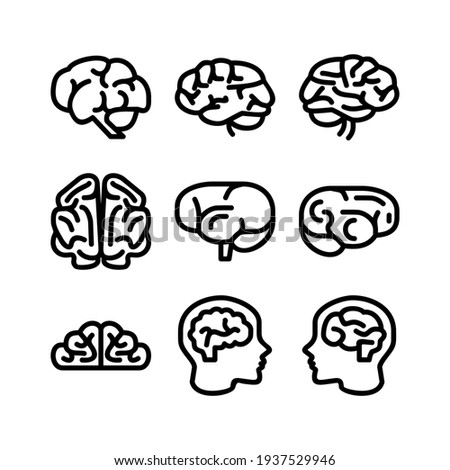 brain icon or logo isolated sign symbol vector illustration - Collection of high quality black style vector icons
