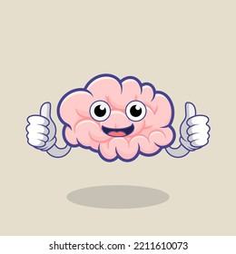 ilustración del vector de logotipo de icono cerebral 