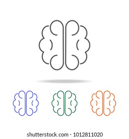 brain icon. Medicine Element of multi colored icons for mobile concept and web apps. Thin line icon for website design and development, app development. Premium icon on white background