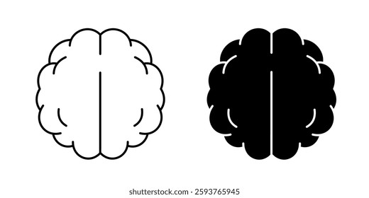 brain icon. brain icon set